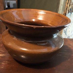 Vintage Pottery Cuspidor / Planter Pot